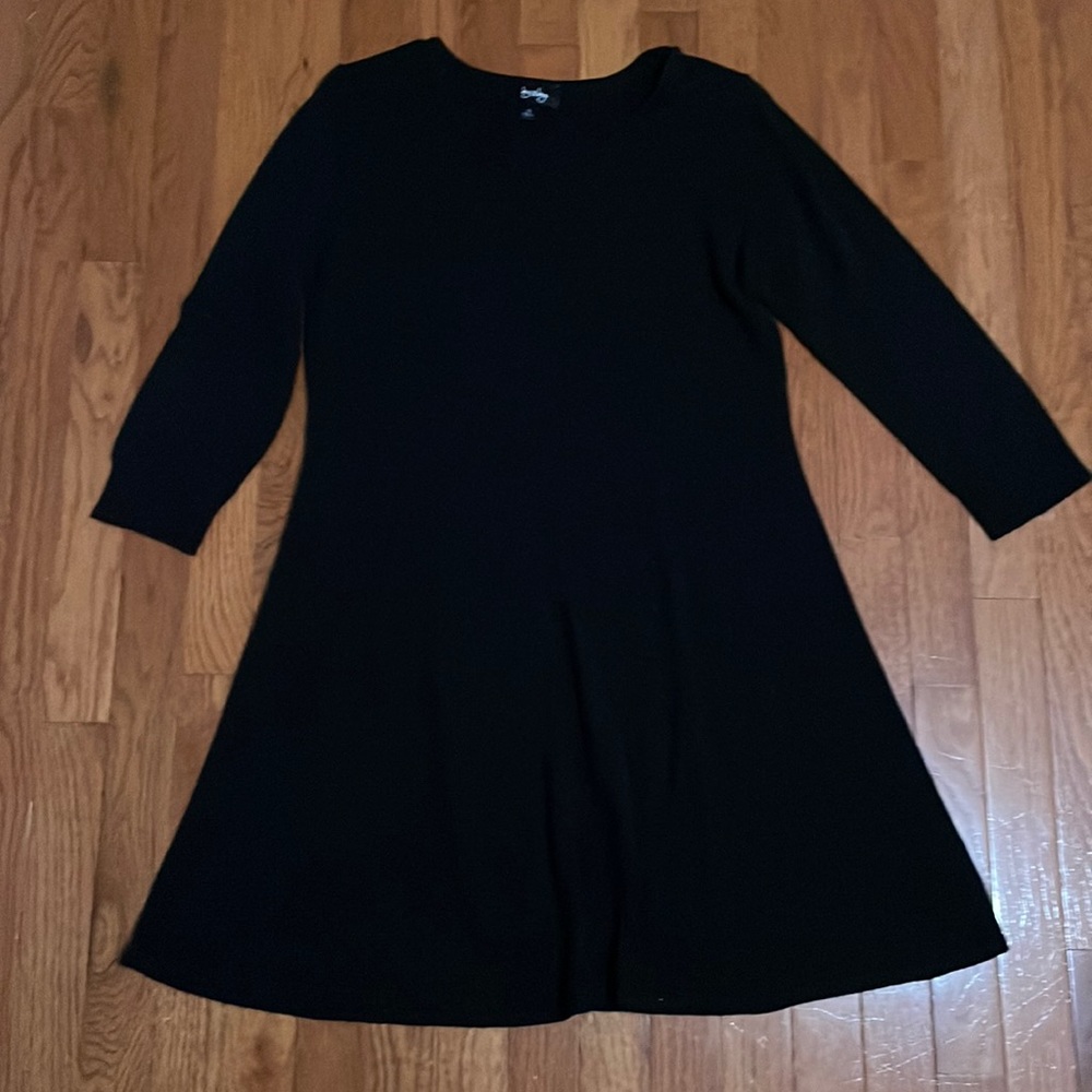 Black sweater dress